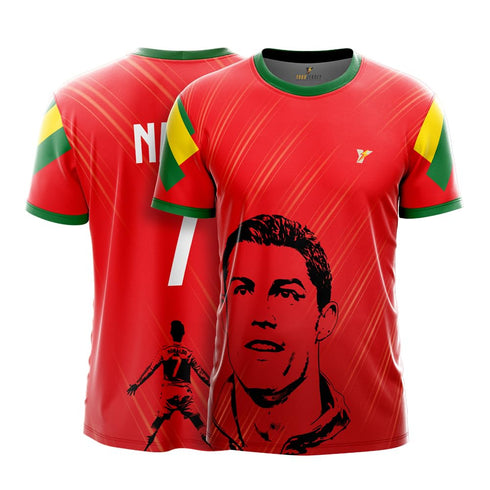 Yourjersey Ronaldofan Club Football Jersey | Custom Jersey With Name & Number | Personalized Football Jersey For Men| Women & Kids