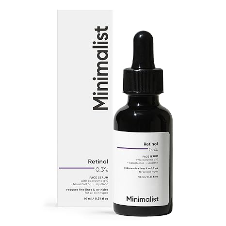 Minimalist Anti-Aging Night Serum with 0.3% Retinol & Q10