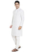 Vasthrlay Men's Sequince Embroidered Cotton Blend Only Slim Fit Kurta