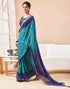 Vasthrlay Bandhani Printed Chiffon Orange Saree