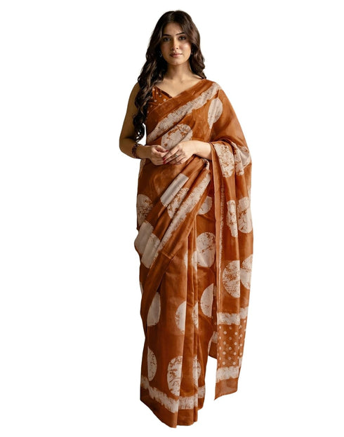 Vasthrlay Womens Printed Unstitched Purple Saree
