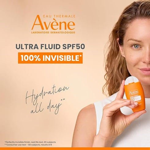 Avene Ultra Fluid SPF 50+ Invisible Sunscreen
