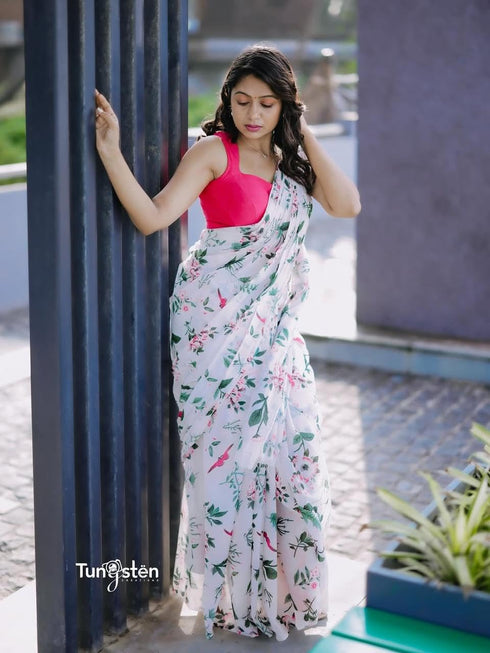 Vasthrlay Floral Printed Lightweight Unstitched