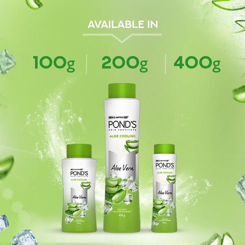 Pond's Cooling Powder with Goodness of Aloe Vera