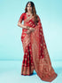 Vasthrlay Banarasi Jacquard Unstitched 3409s112n Turmeric