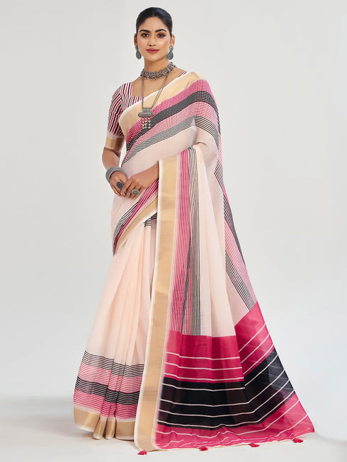 Vasthrlay Printed Unstitched Blouse Ethnic Wear