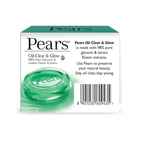 Pears Oil Clear & Glow Soap Bar