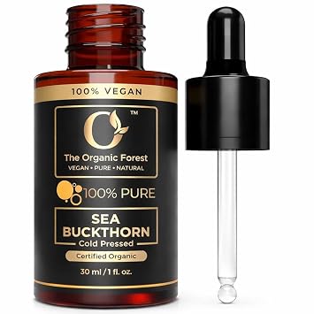 Organic Sea Buckthorn Oil Cold Pressed for Glowing Skin Face & Hair
