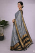 Vasthrlay Traditional Matching Unstitched Orangeblack