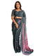Vasthrlay Printed White Saree