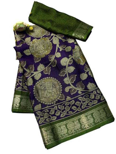 Vasthrlay Kalamkari Saree Print