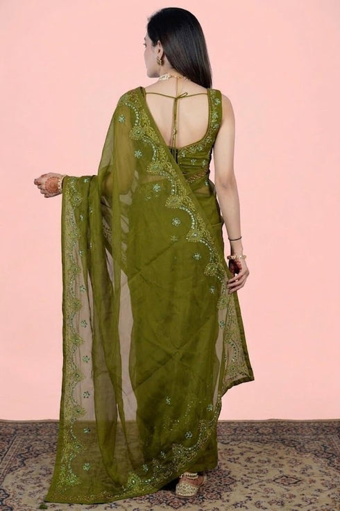 Vasthrlay Embroidered Swarovski Ethnic Wear