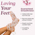 WildGlow Korean Peeling Foot Mask for Dry Cracked Feet