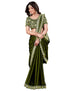 Vasthrlay Embroidered Traditional Mustard