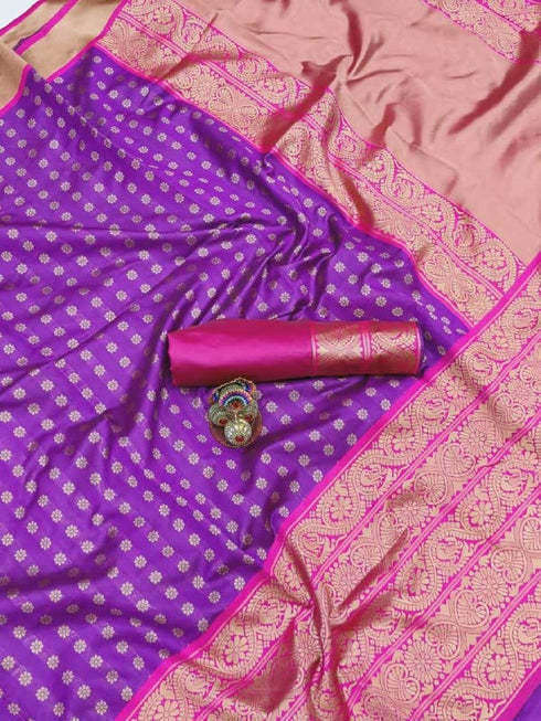 Vasthrlay Kanjivaram Designer Saree