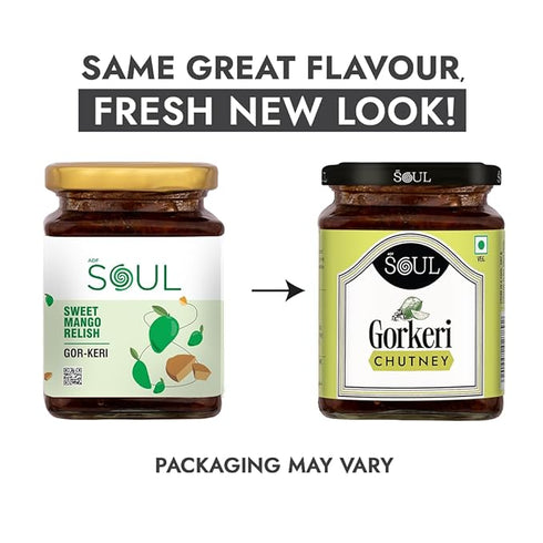Soul Sweet Mango Relish Gor-Keri Chutney 325 Grams