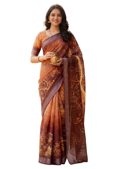 Vasthrlay Printed Multi Saree
