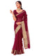 Vasthrlay Organza Jacquard Unstitched Light Green Saree