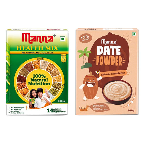 Manna Foods Health Mix and Date Powder Combo