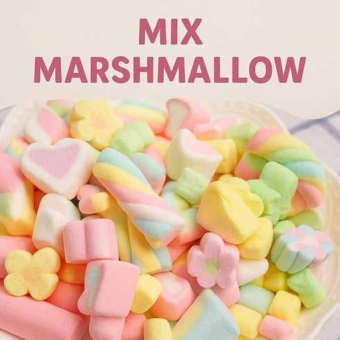 Seasonal Kart Vegetarian & Vegan Assorted Marshmallows Mix Shapes Candy