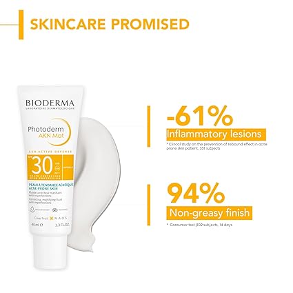 Bioderma Photoderm AKN Mat SPF 30 Matifying Aanti-Blemish Sunscreen