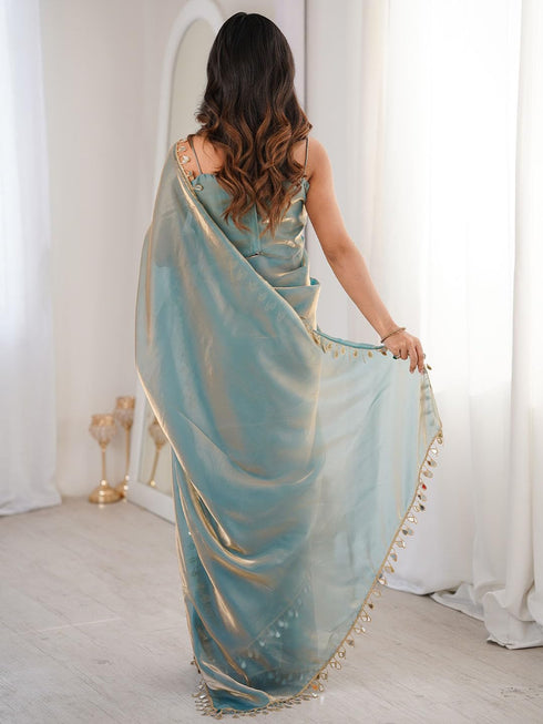 Vasthrlay Mirror Unstitched Rt Ethnic Wear