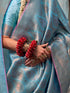 Vasthrlay Kanjivaram Unstitched Occasions Luxurious Saree
