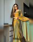 VasthrlayBoarder Unstitched Chhaava Mustardddd Mustard Free Ethnic Wear