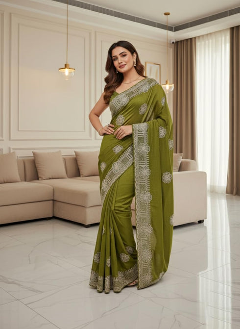 Vasthrlay Chiffon Traditional Ethinic Az Ys Vanshika Ethnic Wear