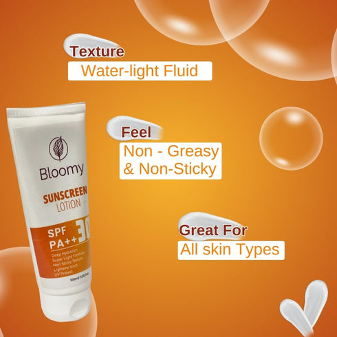 BLOOMY Sunscreen Lotion SPF 30 PA+++