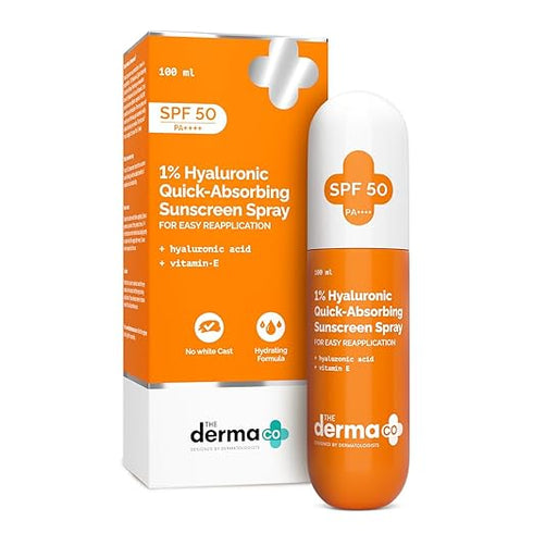 The Derma Co. 1% Hyaluronic Quick-Absorbing Sunscreen Spray