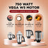 Preethi Zodiac Mixer Grinder, 5 Jars: Food Processor + 3 SS Jars + Juicer, Black