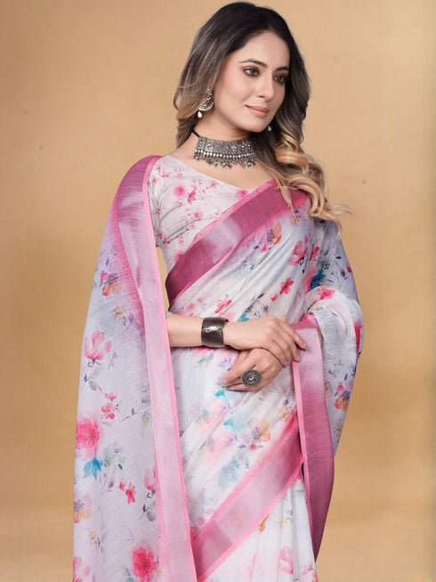 Vasthrlay Banarasi Traditional Unstitched Saree