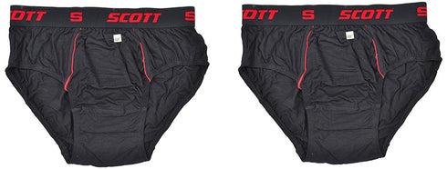 Dixcy Scott Men's Cotton Brief (Multicolour, 95 Cms) - Pack of 4