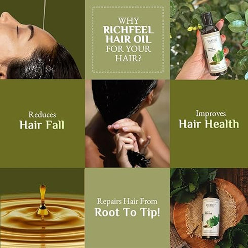 Richfeel Brahmi Jaborandi Hair Oil