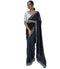 Vasthrlay Georgette Embellishments Scalloped Traditional