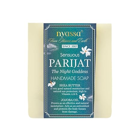 Nyassa Luxurious Parijat Handmade Natural Bathing Soap