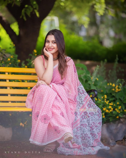 Vasthrlay Printed Lightweight Festive Unstitched