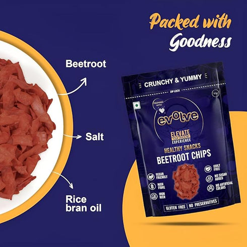 Evolve Beetroot and Quinoa Chips