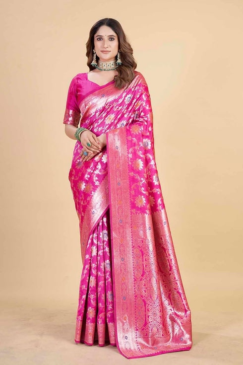 Vsathrlay Kanjivaram Banarasi Festival Wedding Ethnic Wear
