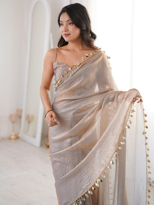 Vasthrlay Mirror Unstitched Rt Ethnic Wear