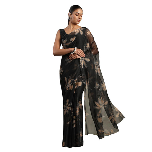 Vasthrlay Chiffon Floral Saree