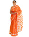 Vasthrlay Chanderi Printed Unstitched Blue Saree