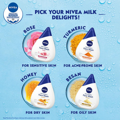 Nivea Milk Delights Saffron Face Wash
