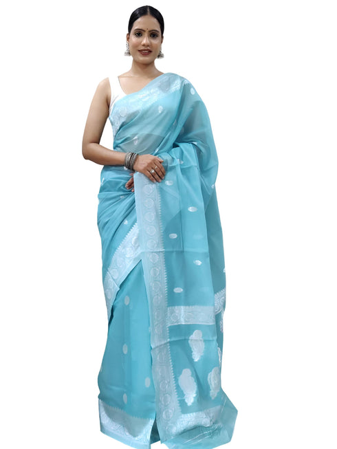 Vasthrlay Banarasi Unstitched Saree