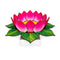 Digi Art's Complete Lotus Decoration Kit | 12 Inch Premium Printed MDF Lotus Base with 16 Petals & 4x4 Inch Stand | DIY Assembly | Reusable Pooja Decoration for Ganesh, Lakshmi, Kalash & Home Decor