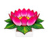 Digi Art's Complete Lotus Decoration Kit | 12 Inch Premium Printed MDF Lotus Base with 16 Petals & 4x4 Inch Stand | DIY Assembly | Reusable Pooja Decoration for Ganesh, Lakshmi, Kalash & Home Decor