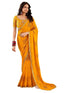 Vasthrlay Georgette Embroidery Red Saree
