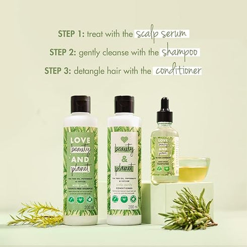Love Beauty And Planet Tea Tree and Rosemary Scalp Serum