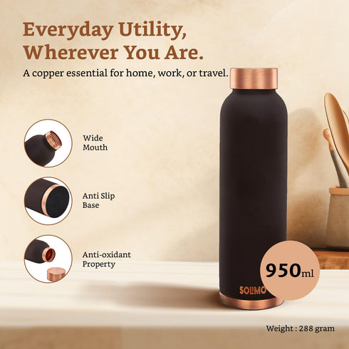 Copper Leak-Proof Powder Coating Bottles | 950 ml
